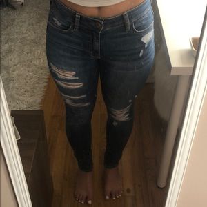 American Eagle Super Stretch X Distressed Jeggings